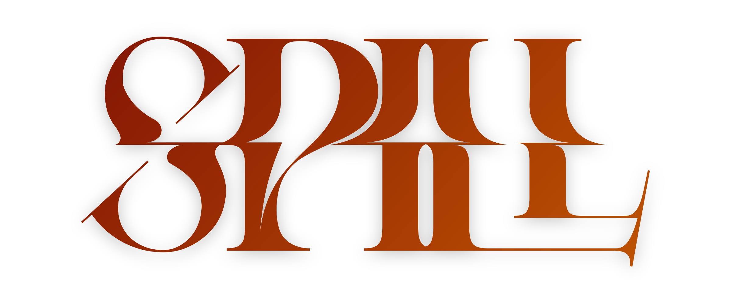 Gradient wordmark logo for The Spill, Inc.